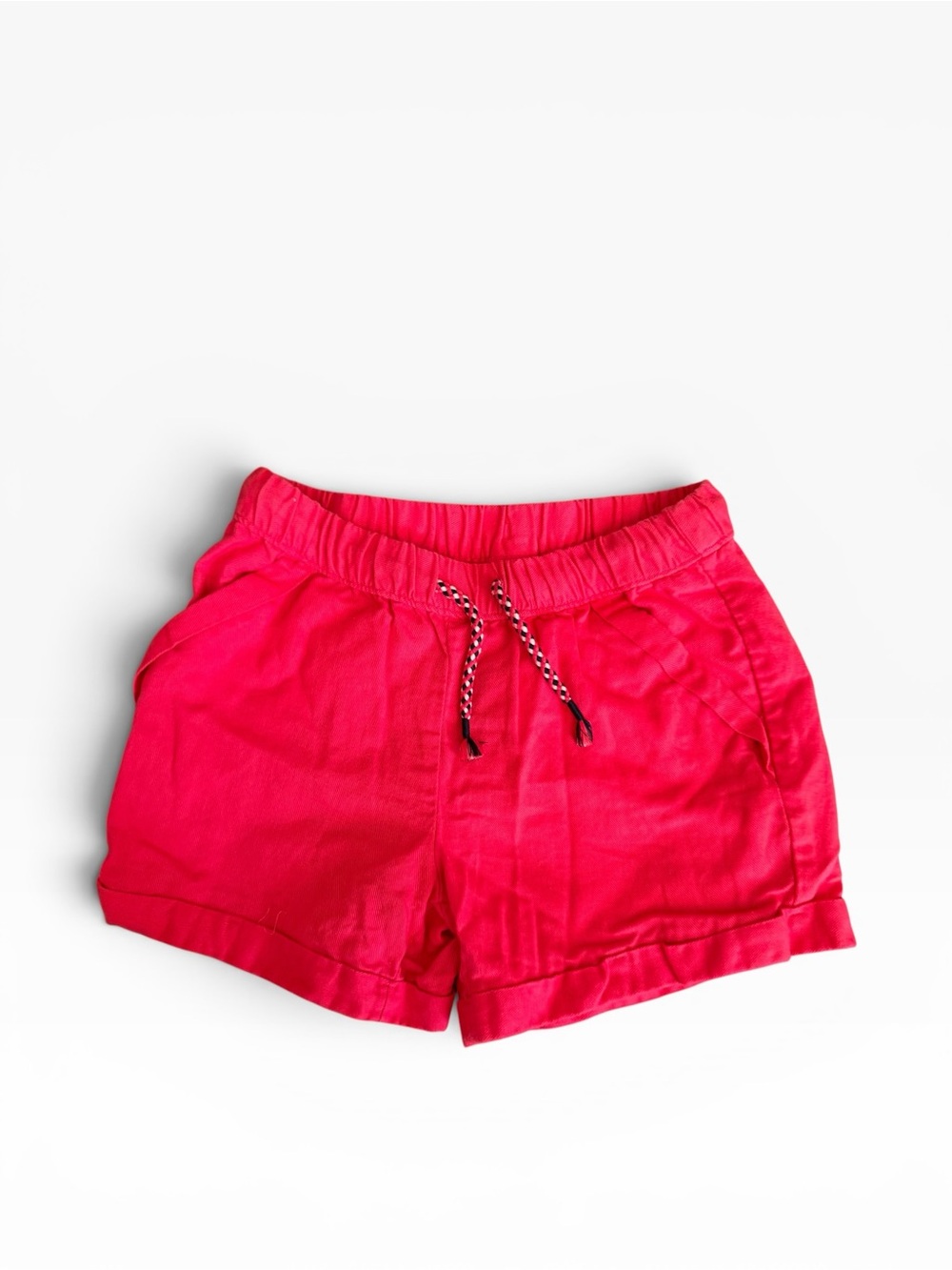 Girls Hot Pink Elastic‎ Waist Shorts